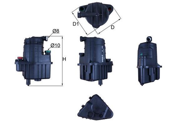 FILTRE À CARBURANT RENAULT CLIO III 1.5 DCI