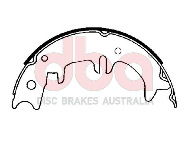 Street Series Brake Shoes [Holden / Toyota Parking Brake 170mm] - TecDoc Only
