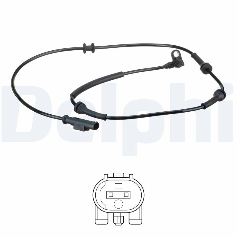 DELPHI SS20611 - Sensor, Raddrehzahl
