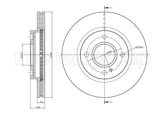 Brake Disc 23-0975C