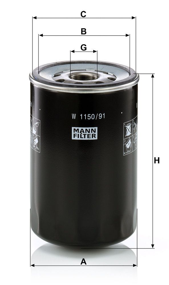 Filter, Arbeitshydraulik