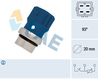 FAE 34330 - Sensor, K&uuml;hlmitteltemperatur