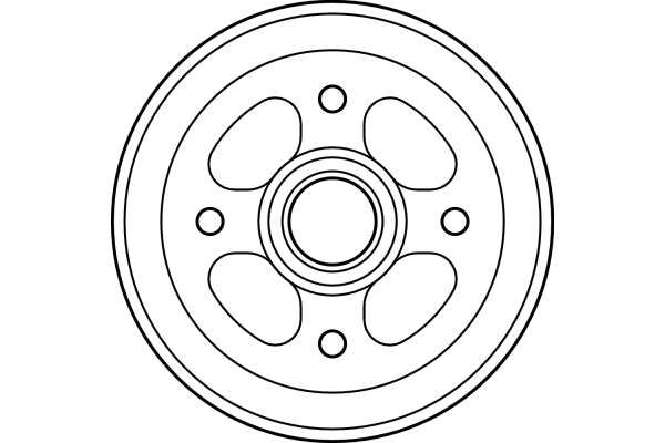 TRW BRAKE DRUM - TecDoc 2