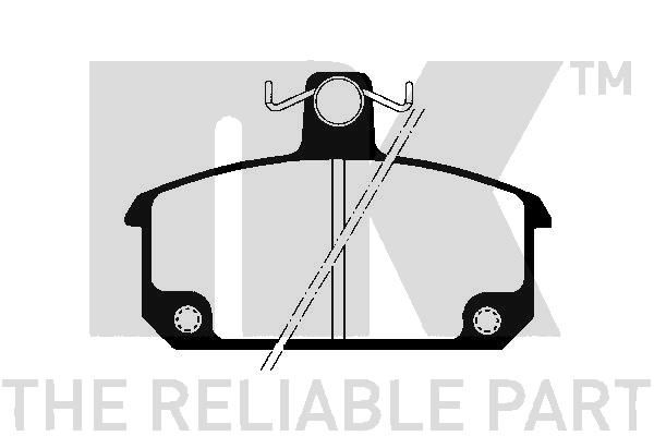 Bremsbelagsatz, Scheibenbremse