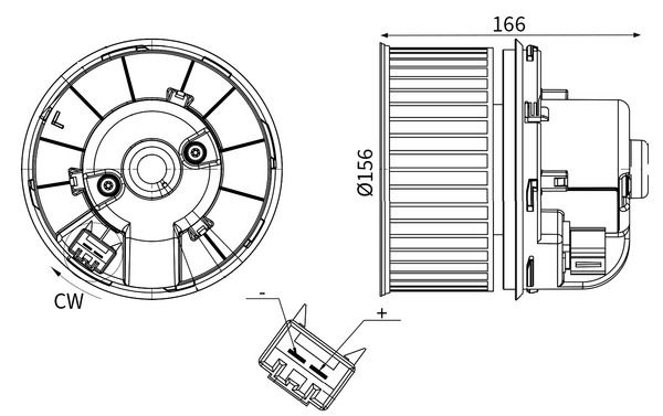 MAHLE AB 245 000S - Innenraumgebl&auml;se