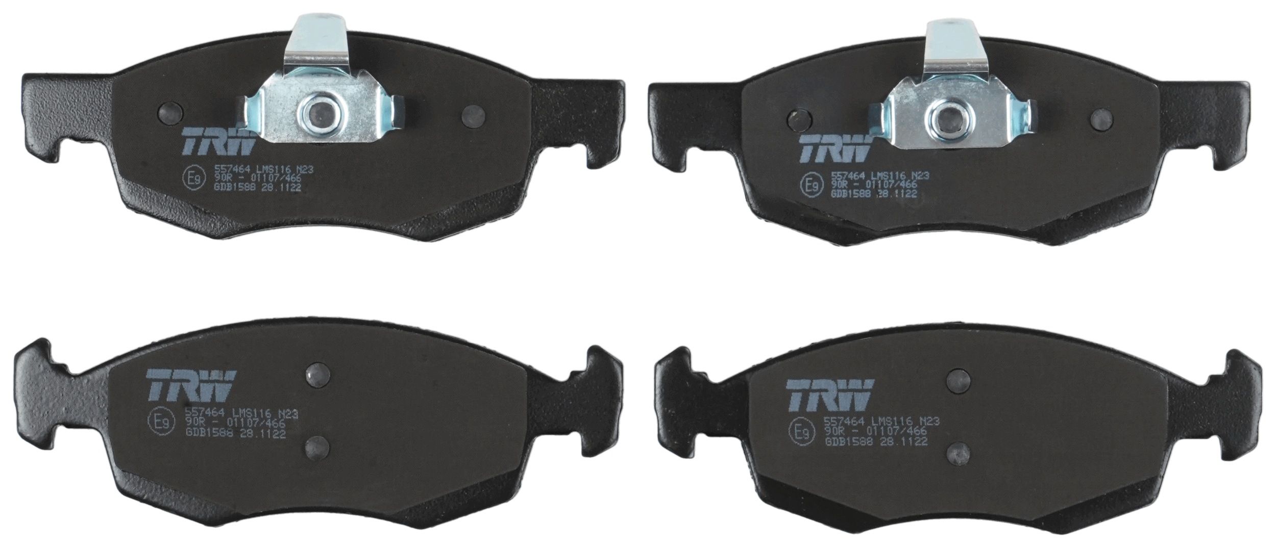 TRW BRAKE PAD SET, DISC BRAKE - TecDoc 2