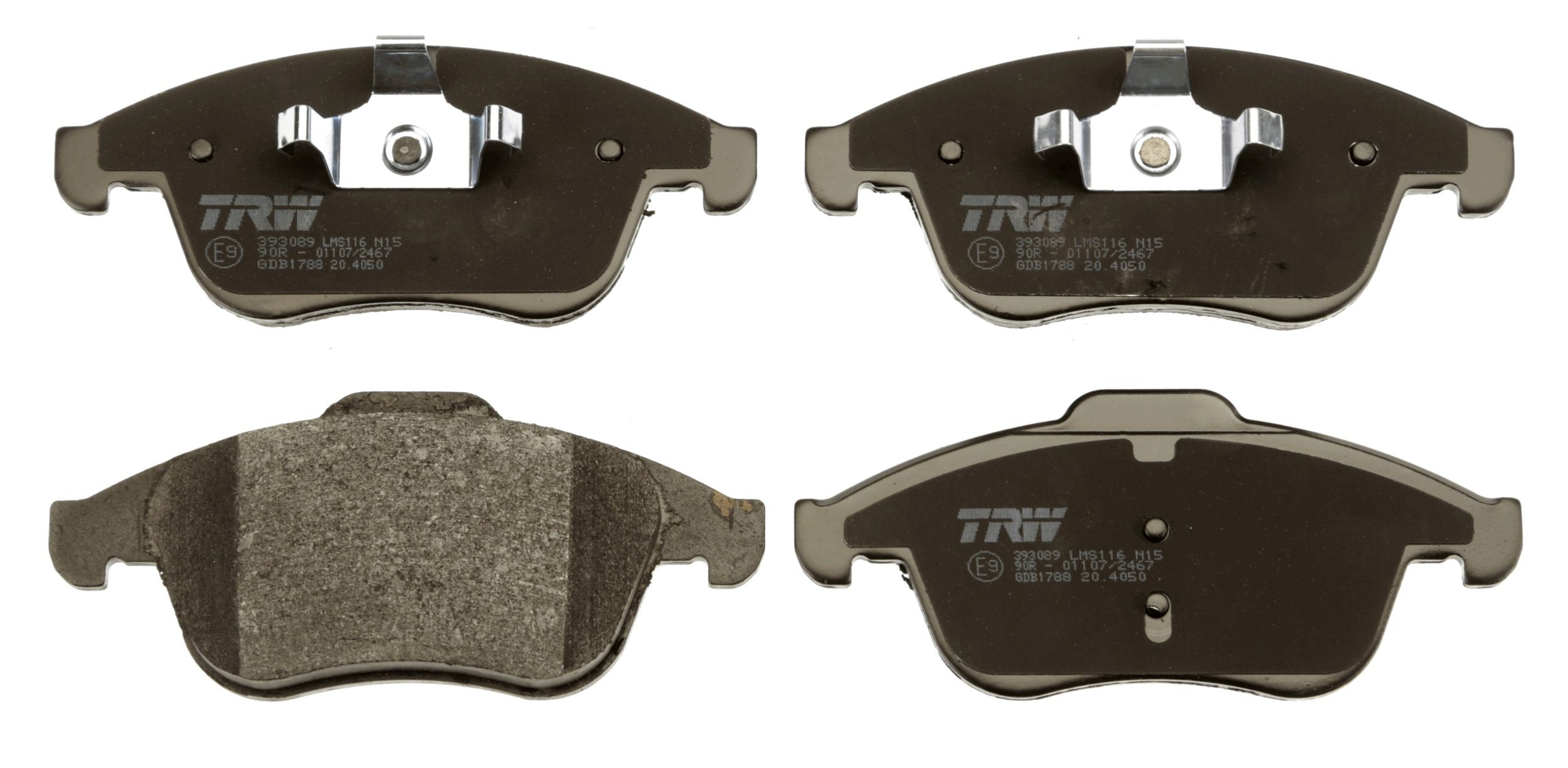 TRW DISC BRAKE PADS - TecDoc 2
