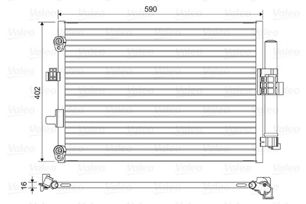 COND FORD C-MAX II, FOCUS II