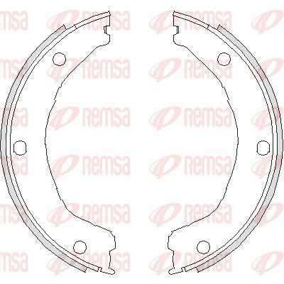 Bremsbacke, Feststellbremse