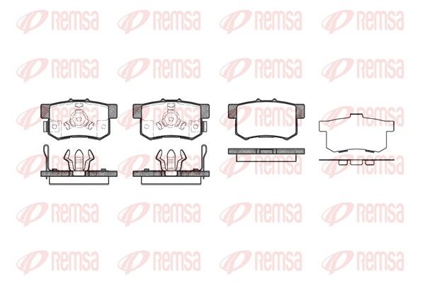 Brake Pad Set, disc brake 0325.04