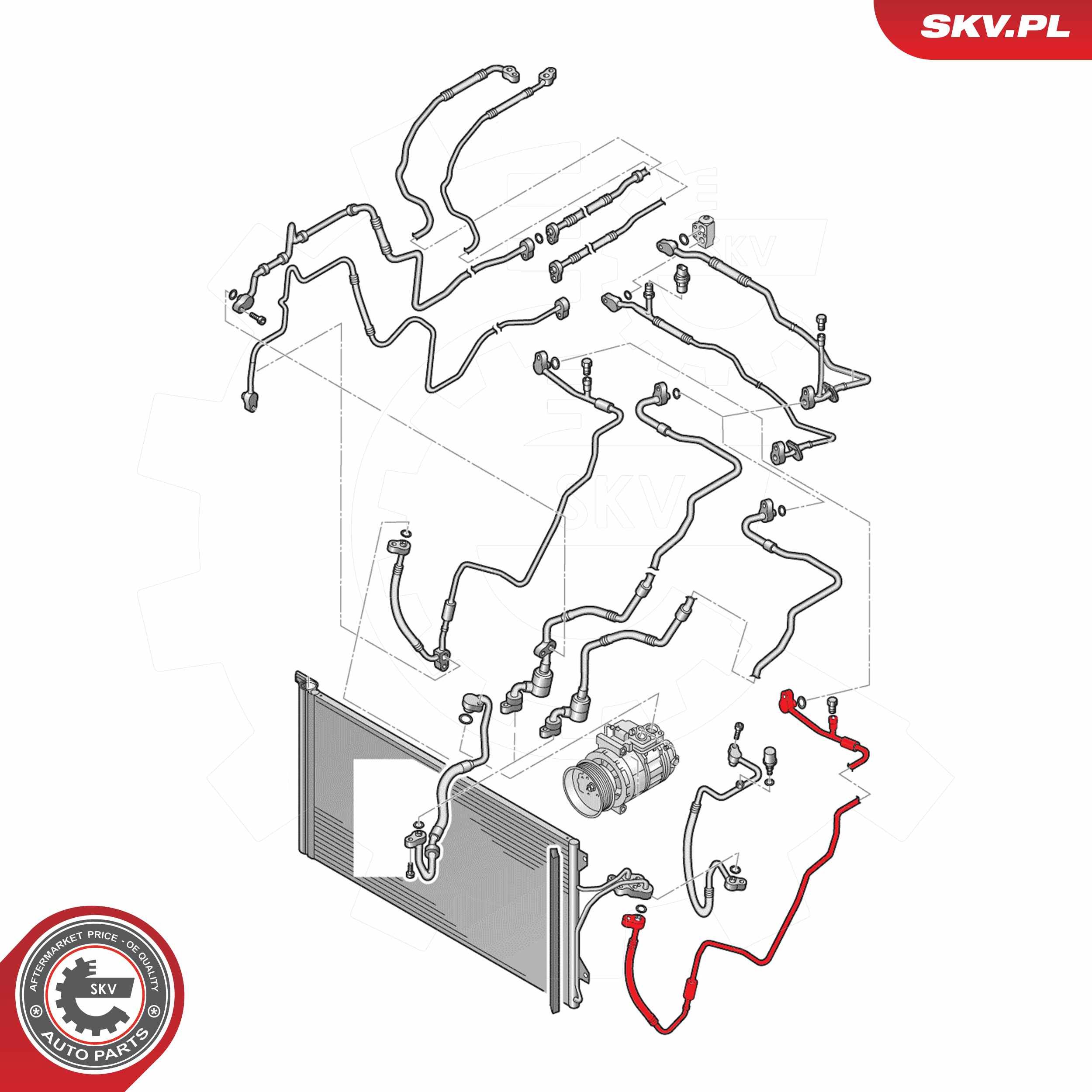 ESEN SKV 43SKV536 - Hochdruckleitung, Klimaanlage