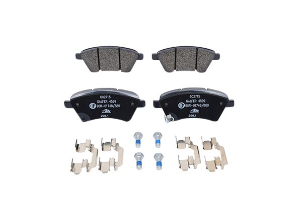 Brake Pad Set, disc brake 13.0460-2715.2