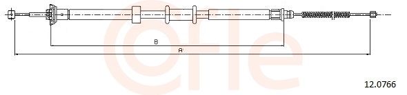 COFLE 12.0766 - Seilzug, Feststellbremse