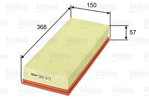 VALEO 585073 - Luftfilter