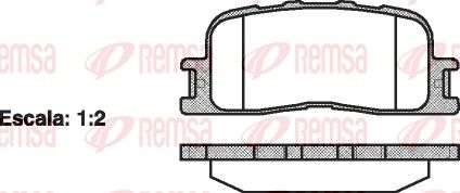 Premium Rear Brake Pad Set Premium Rear Brake Pad Set