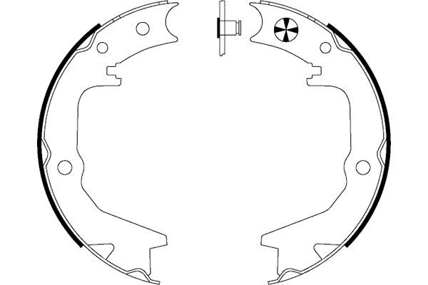 Brake Shoe Set, parking brake 91062900