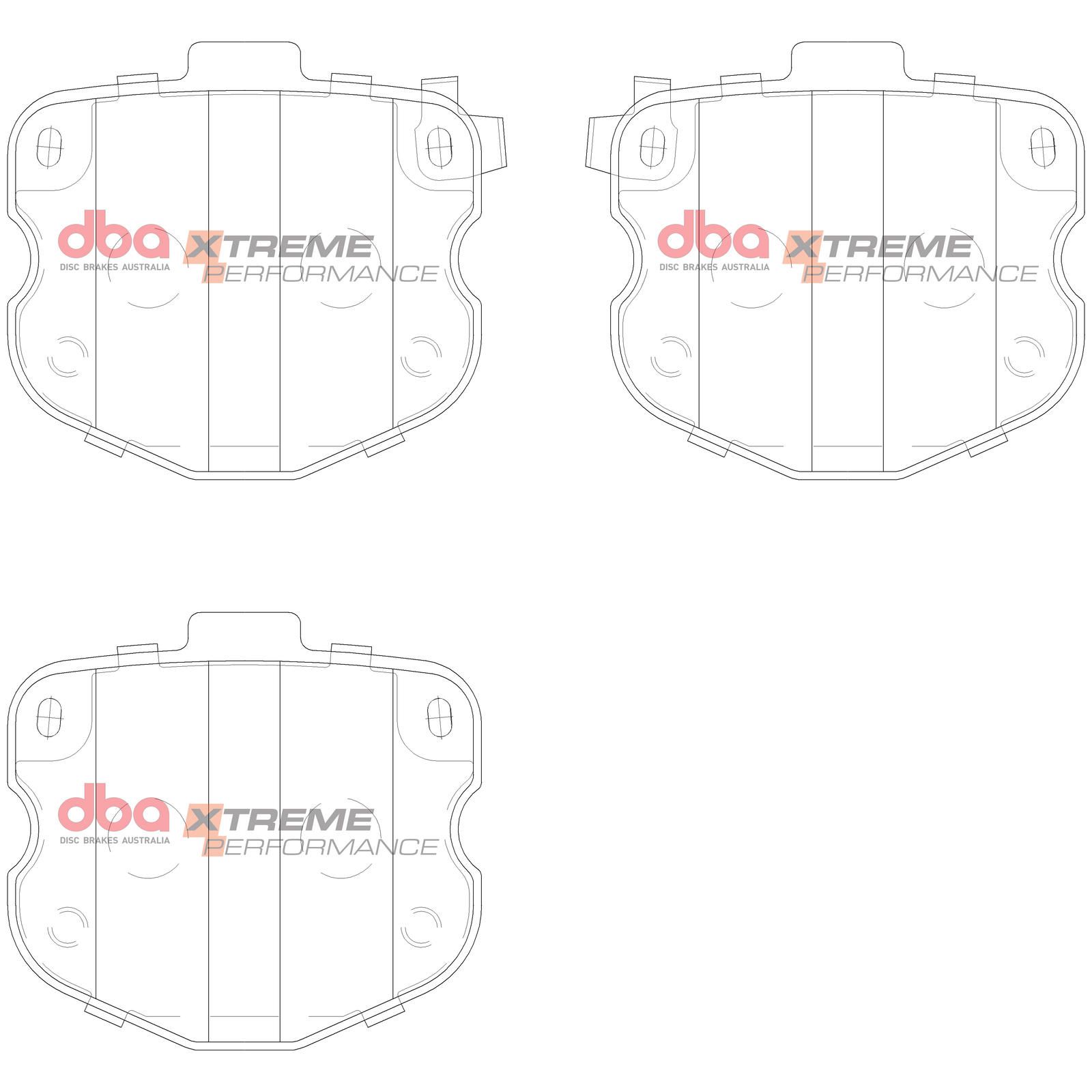 DBA XP XTREME PERFORMANCE BRAKE PADS [ PBR M Series Caliper - 12 pieces F ] - TecDoc Only