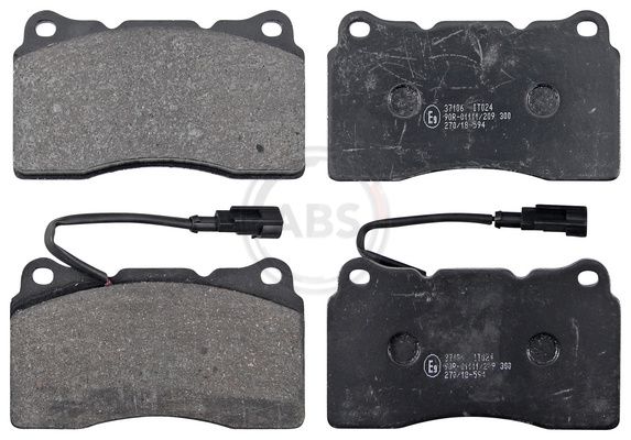 Brake Pad Set, disc brake 37106