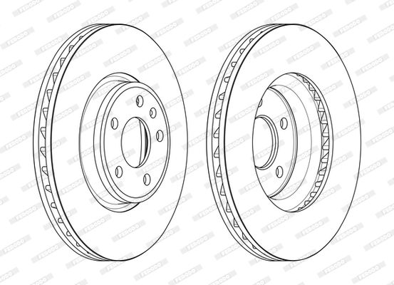 Brake Disc DDF2596C-1