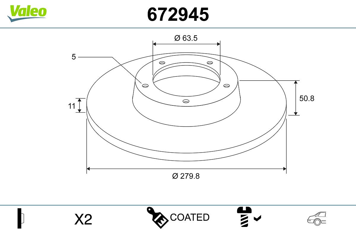 Brake Disc 672945