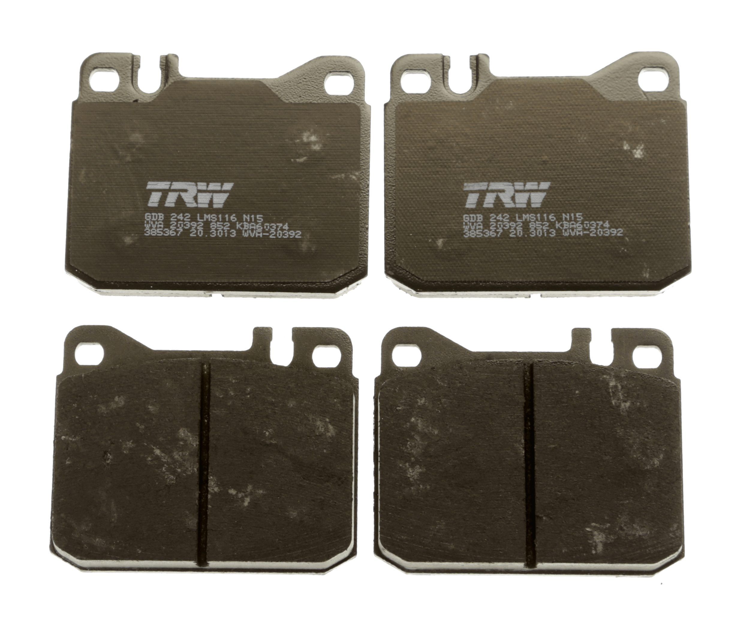 TRW DISC BRAKE PADS - TecDoc 2