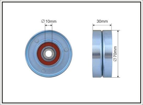 Deflection/Guide Pulley, V-ribbed belt 500141