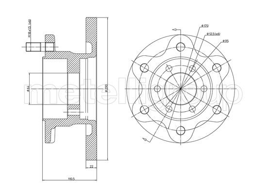 Brake Disc 800-909