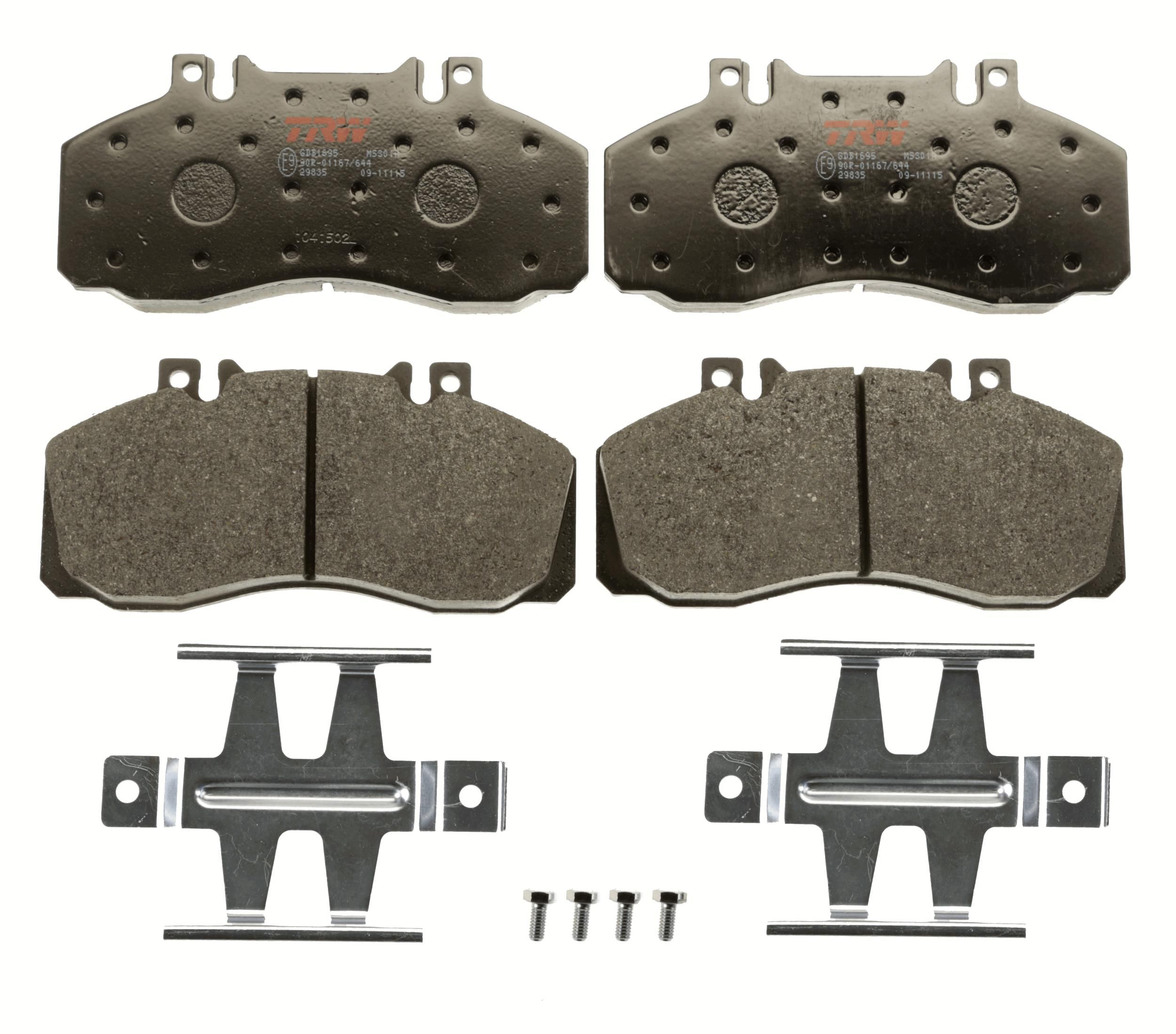 TRW DISC BRAKE PADS - TecDoc 2