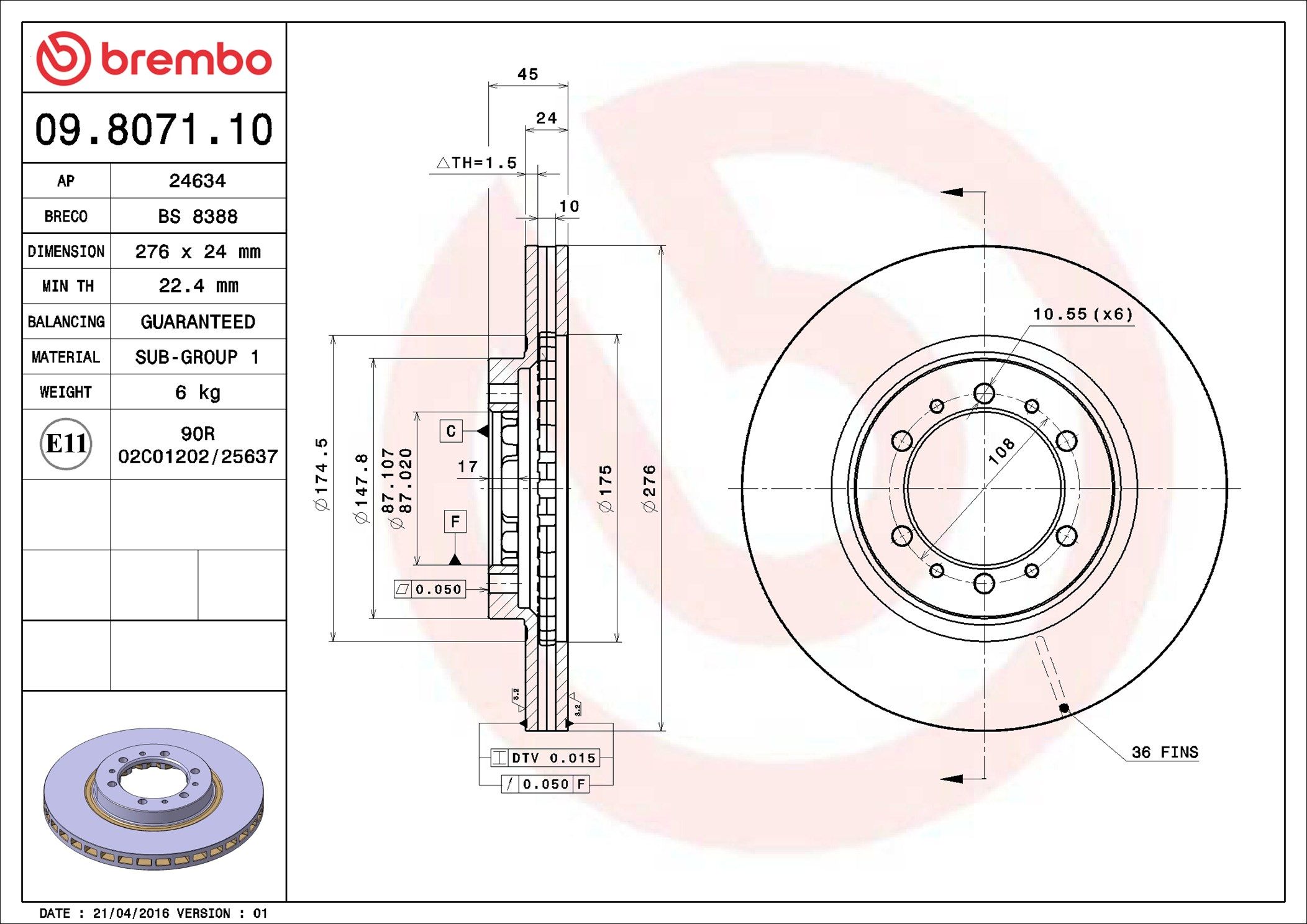 MITSUBISHI TRITON 2.8 03-06 (FRT) - TecDoc 1
