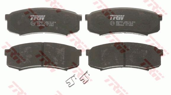 TRW DISC BRAKE PADS - TecDoc 2