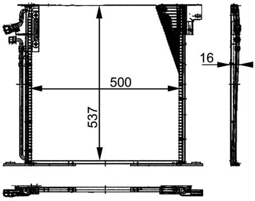 WG2368725 WILMINK GROUP kondenzátor, klíma