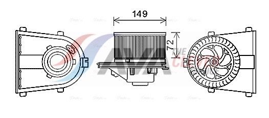 AVA QUALITY COOLING AI8378 - Innenraumgebläse