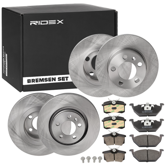 Remmenset, remschijf