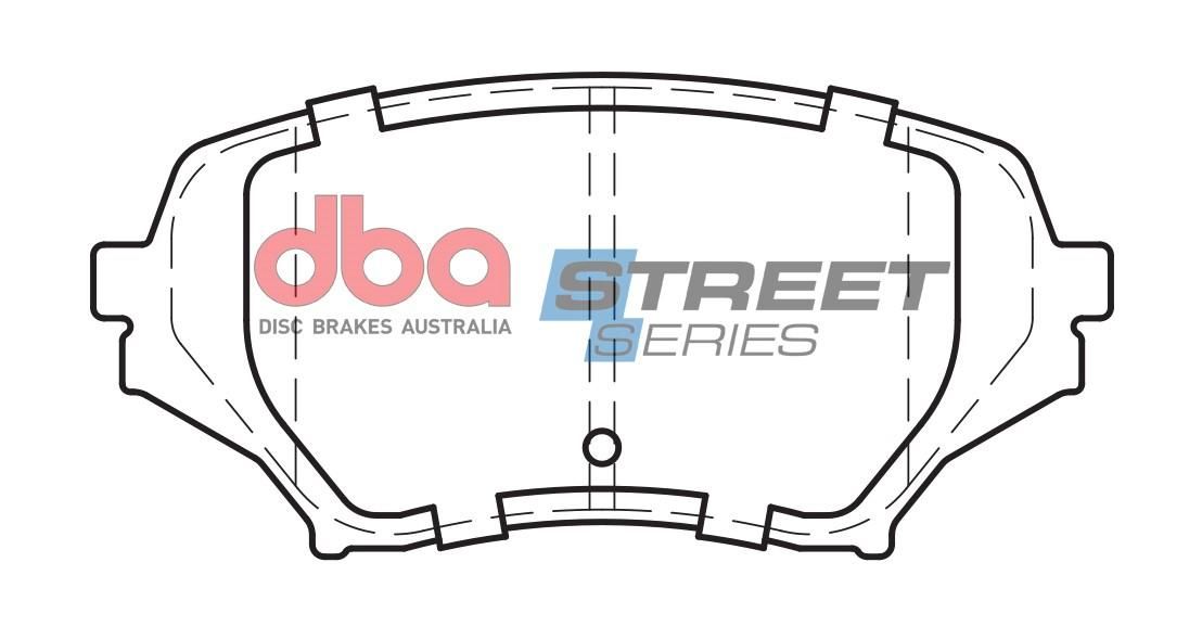 DBA SS STREET SERIES BRAKE PADS [ Mazda MX-5 2005 - 2014 F ] - TecDoc Only