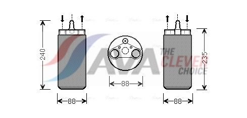 AVA QUALITY COOLING RTD453 - Trockner, Klimaanlage