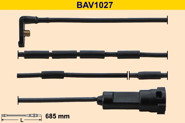 Warnkontakt, Bremsbelagverschleiß