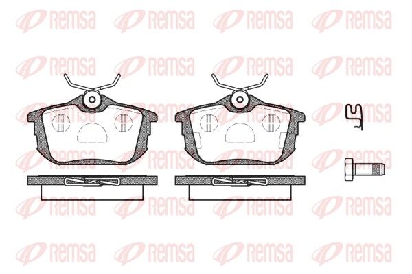 Premium Rear Brake Pad Set Premium Rear Brake Pad Set