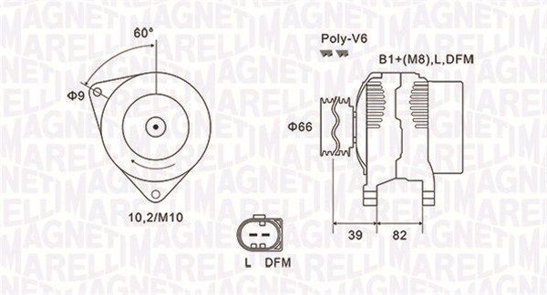 Alternator 063731588010