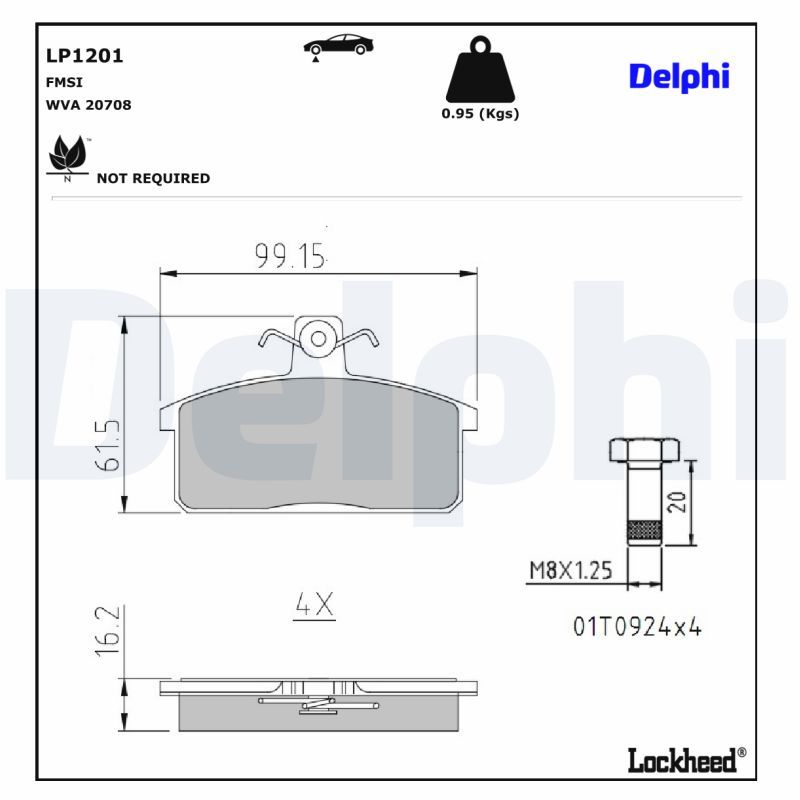 Bremsbelagsatz, Scheibenbremse