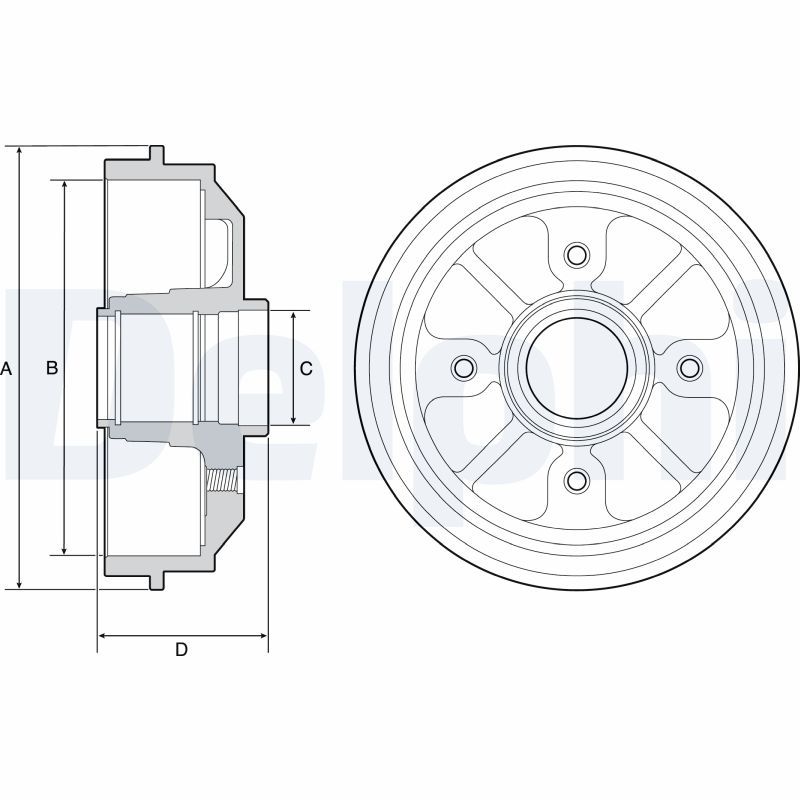 Brake Drum BF282