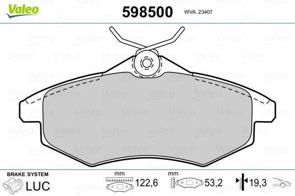 PLAQ FR CITROEN C2, C3 AV  9900