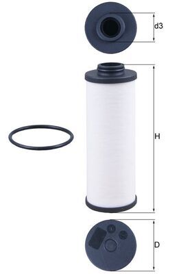 Hydraulic Filter, automatic transmission HX 186D