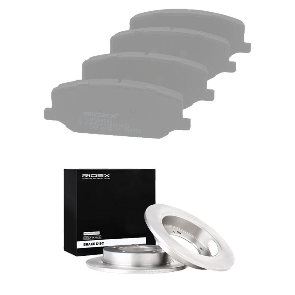 Remmenset, remschijf