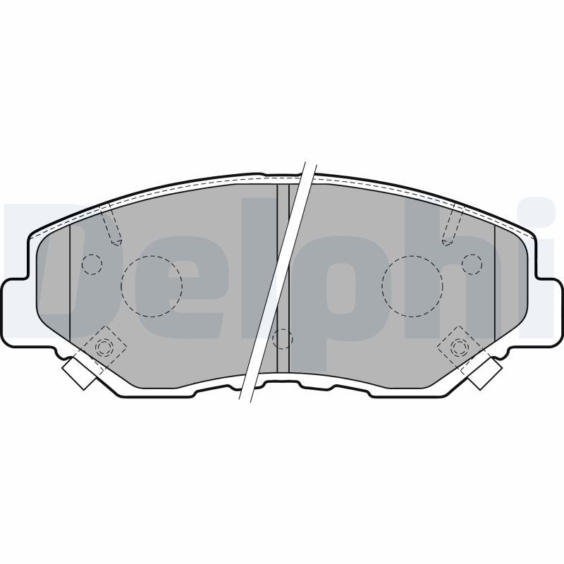 Brake Pad Set, disc brake LP1806