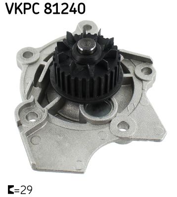 Water Pump, engine cooling VKPC 81240