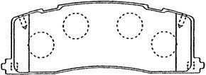 Juego de balatas de freno