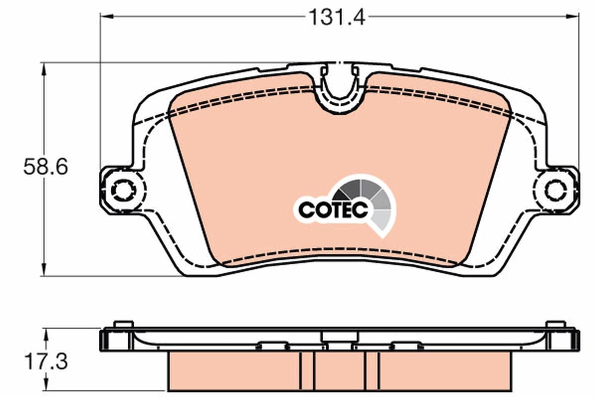 Brake Pad Set, disc brake GDB2029