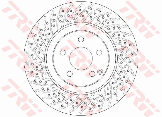 TRW BRAKE DISC - TecDoc 1