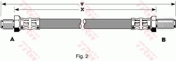 FLEXIBLE DE FREIN  9900