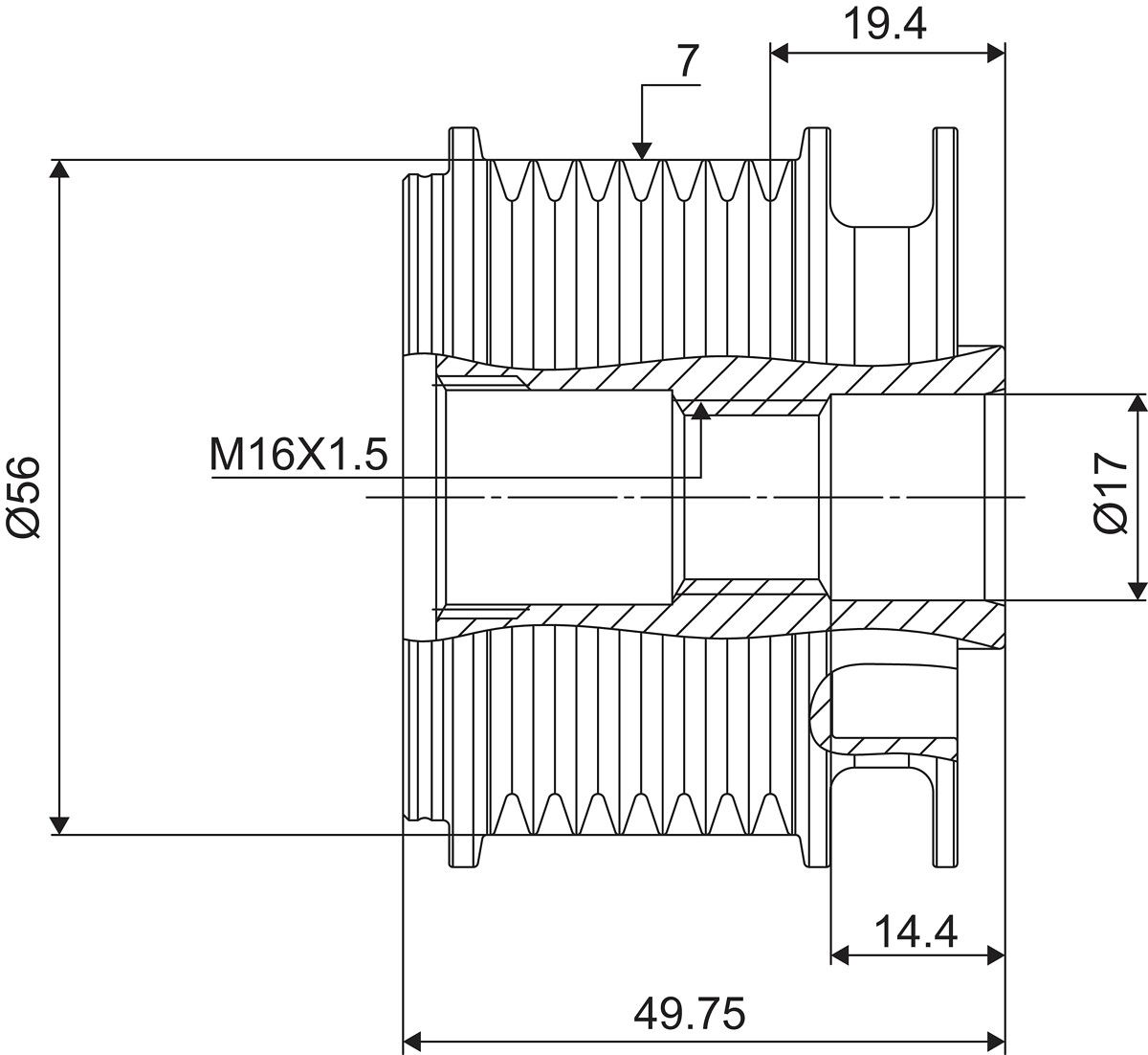 Generatorfreilauf Generatorfreilauf